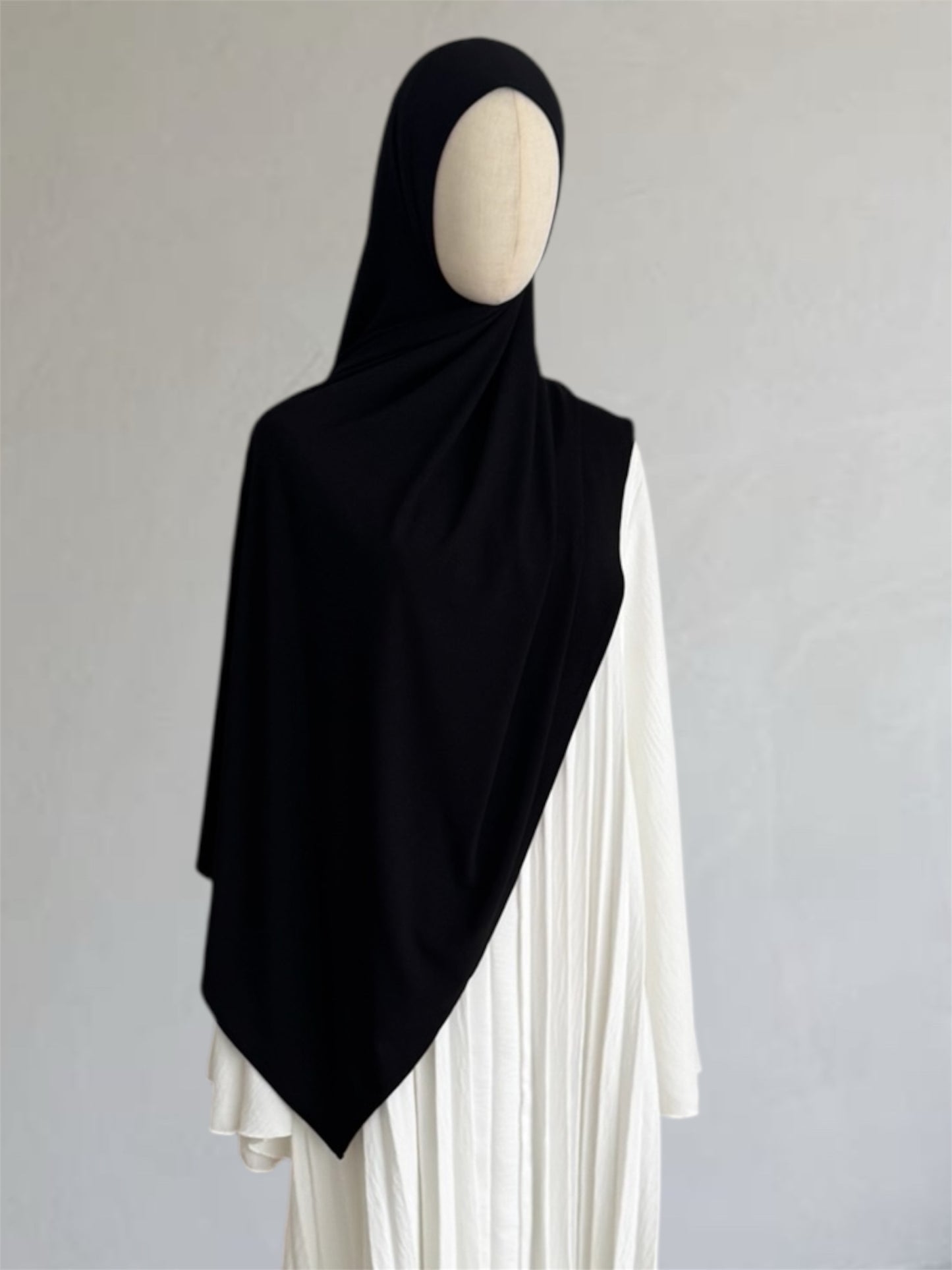 PREMIUM JERSEY HIJAB - SCHWARZ