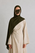 PREMIUM JERSEY HIJAB - OLIVGRÜN