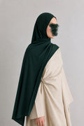 PREMIUM JERSEY HIJAB - SMARAGD