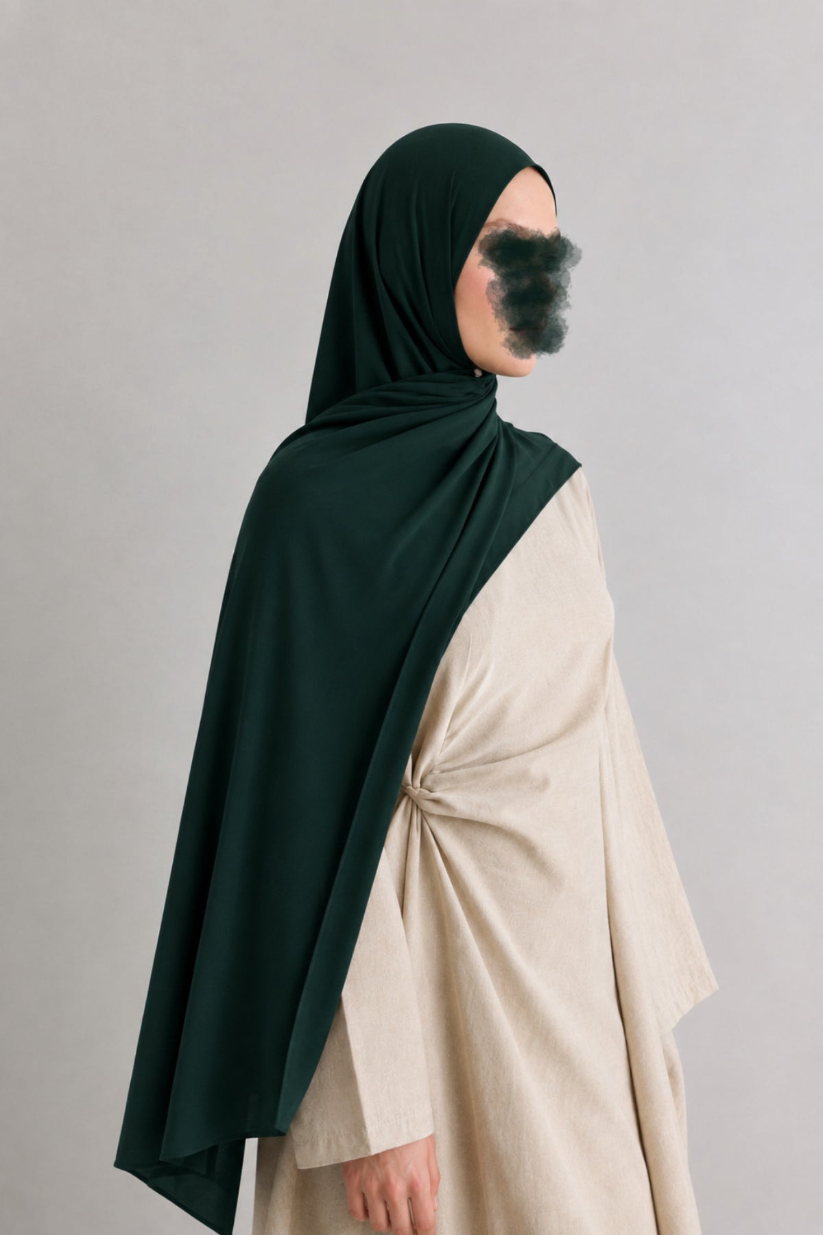 PREMIUM JERSEY HIJAB - SMARAGD